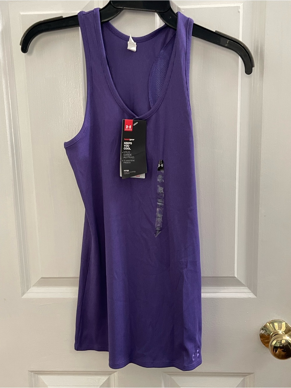 Under Armour Purple Athletic Racerback Tank